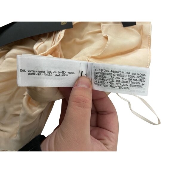 Zara Kate Moss Womens Maxi Skirt S pale pink Satin Blogger Fave 5344/202 NWT - Picture 13 of 16